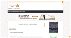Desktop Screenshot of cambiobolivarpeso.com